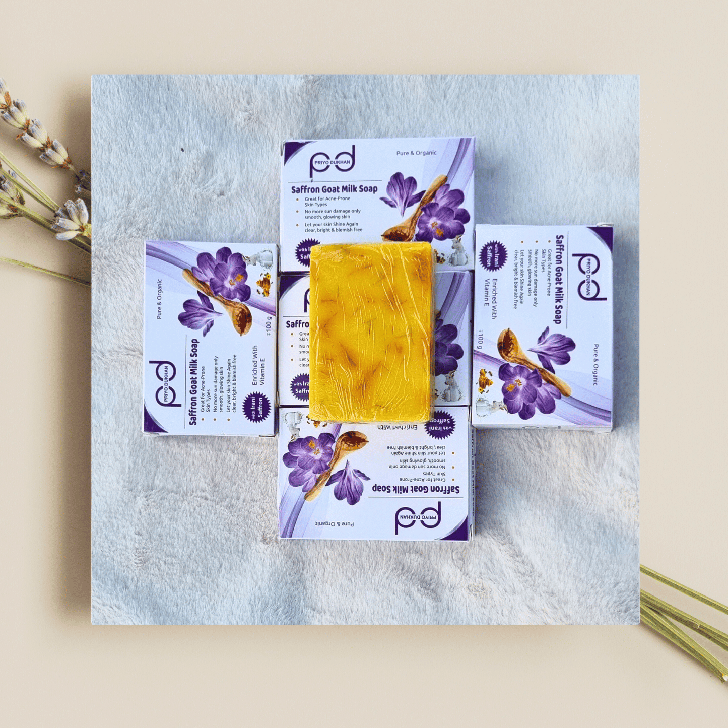 Pd Premium Saffron Goat Milk Soap