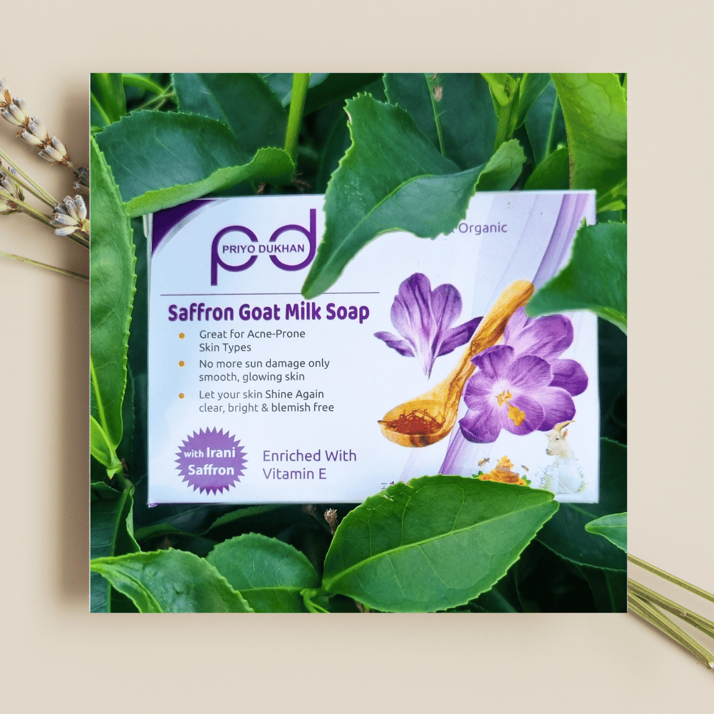 Pd Premium Saffron Goat Milk Soap