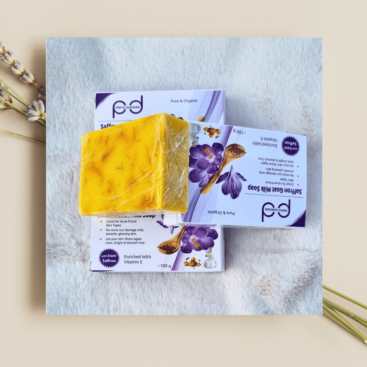Pd Premium Saffron Goat Milk Soap