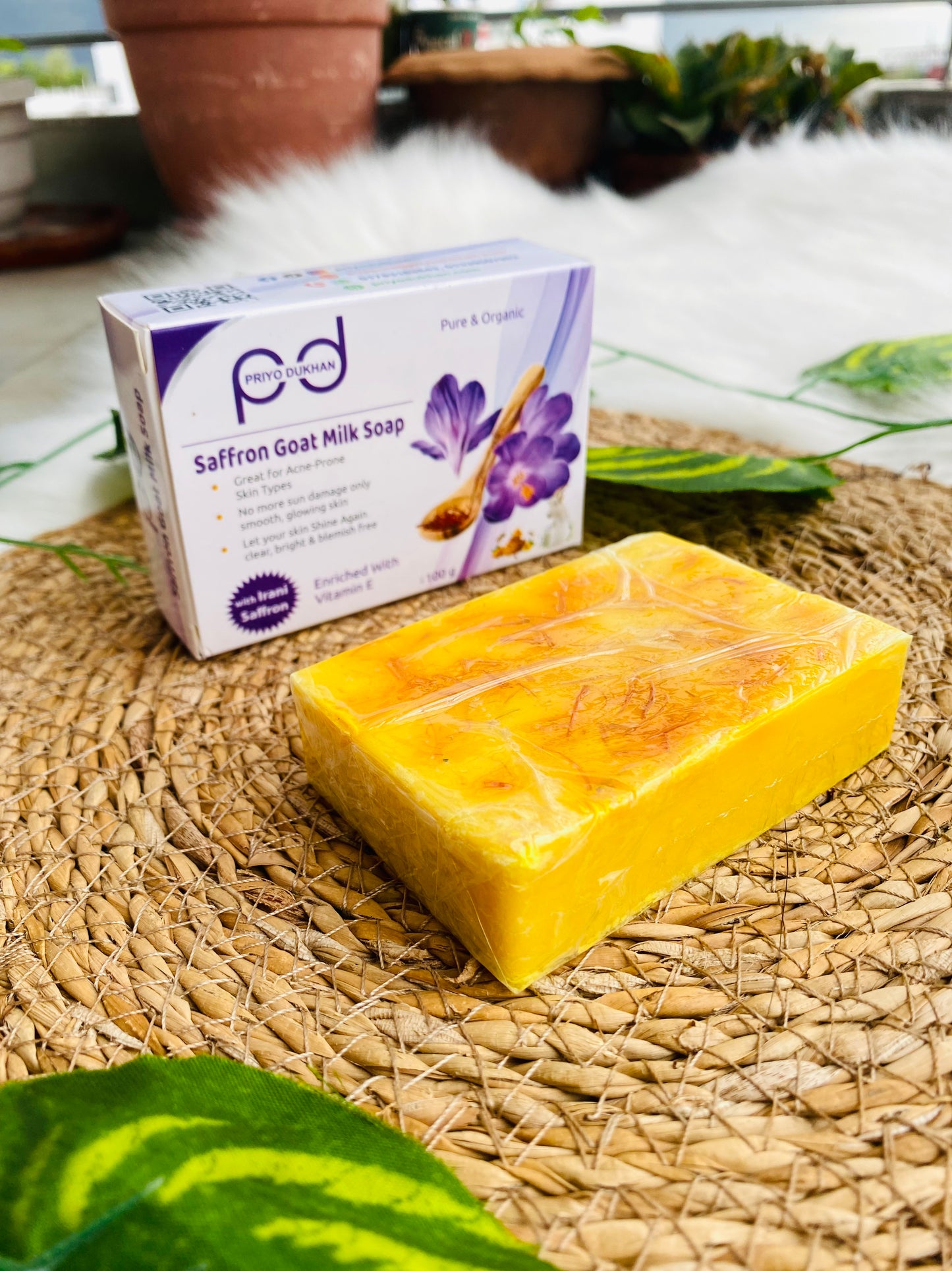 Pd Premium Saffron Goat Milk Soap