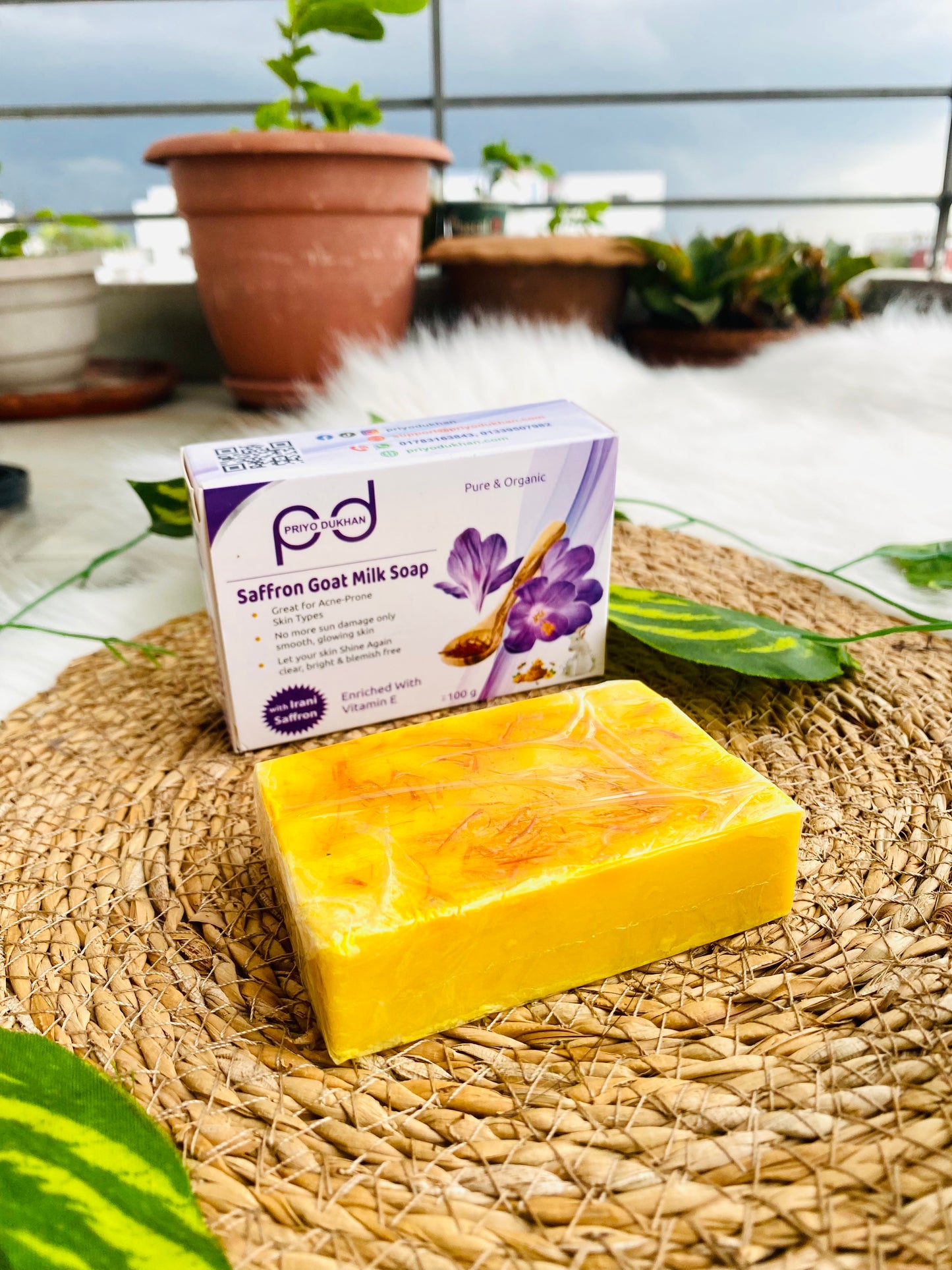Pd Premium Saffron Goat Milk Soap